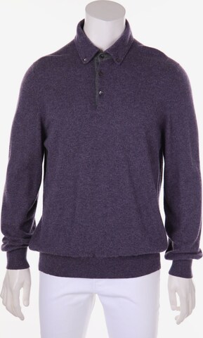 Brunello Cucinelli Kaschmir-Pullover XL in Lila: predná strana