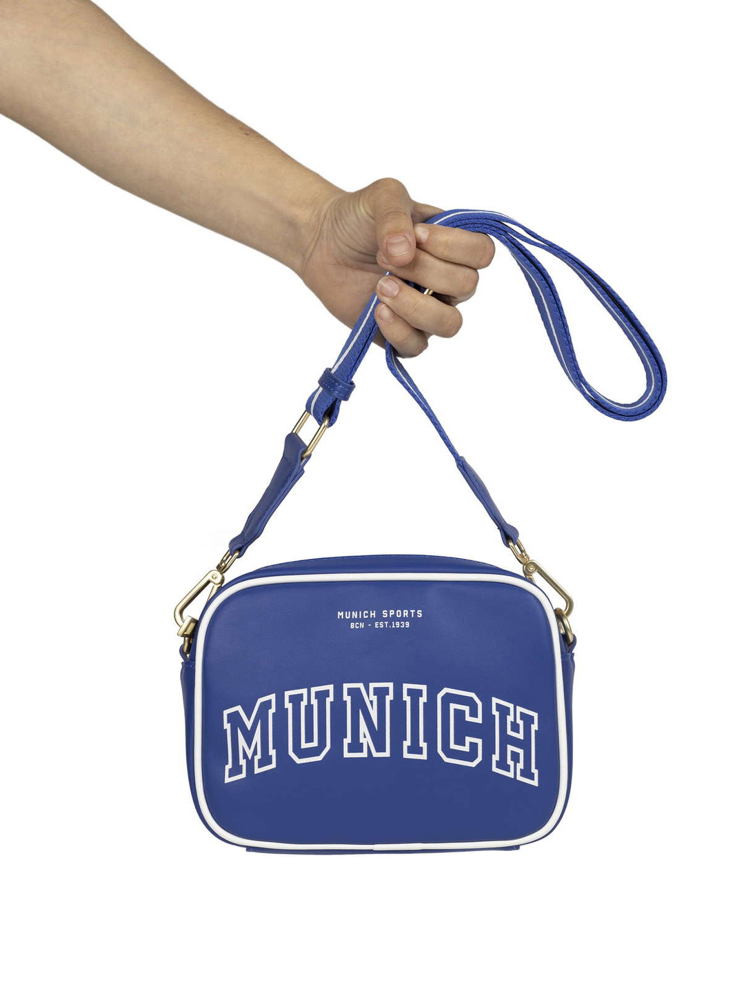 MUNICH Чанта с презрамки ' COURT ' в синьо