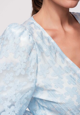 Ombre Blouse in Blue