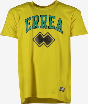T-Shirt ERREA REPUBLIC en jaune : devant