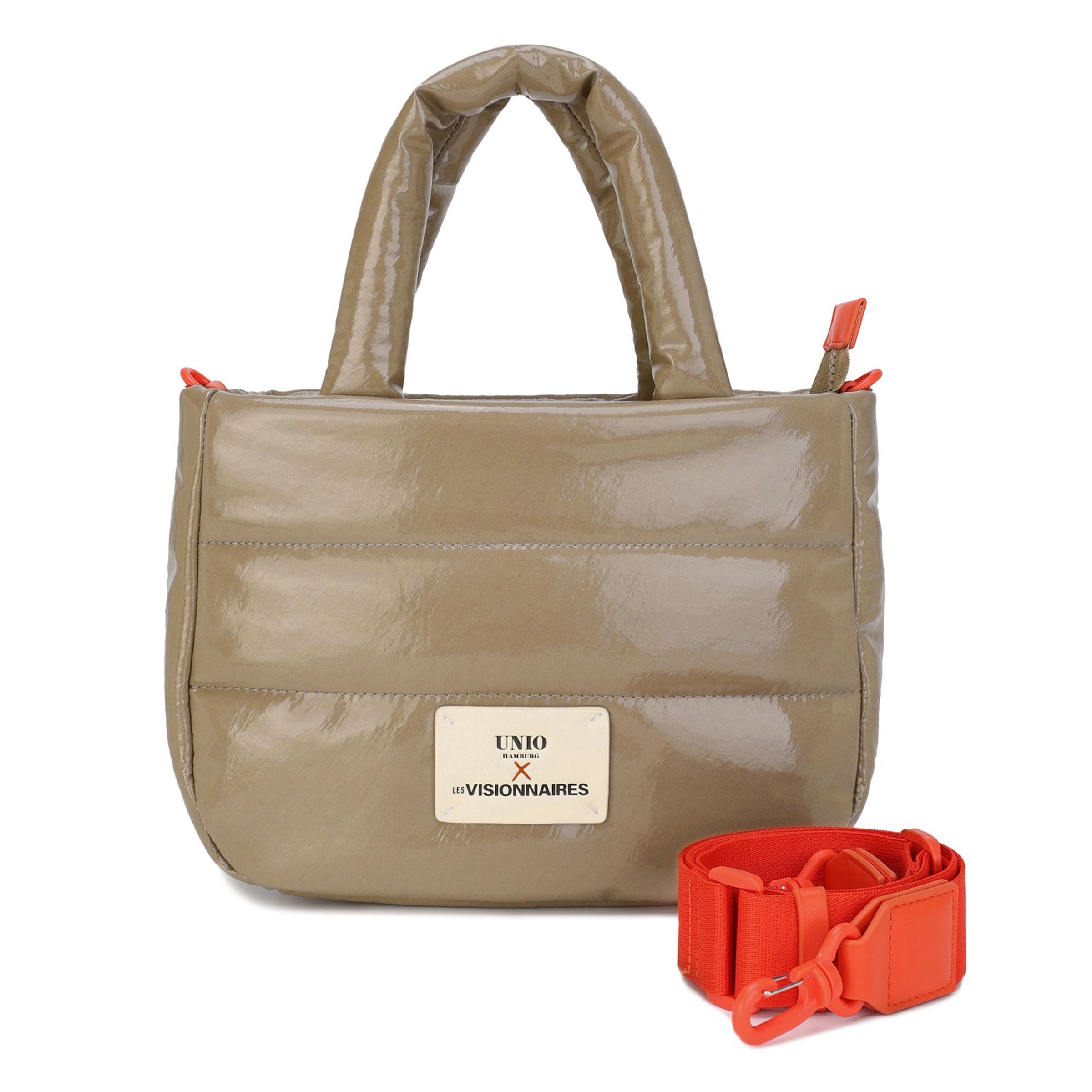 Les Visionnaires Crossbody bag 'Unio Cortina' in Grey: front