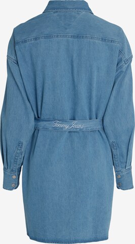 Abito camicia di Tommy Jeans Curve in blu