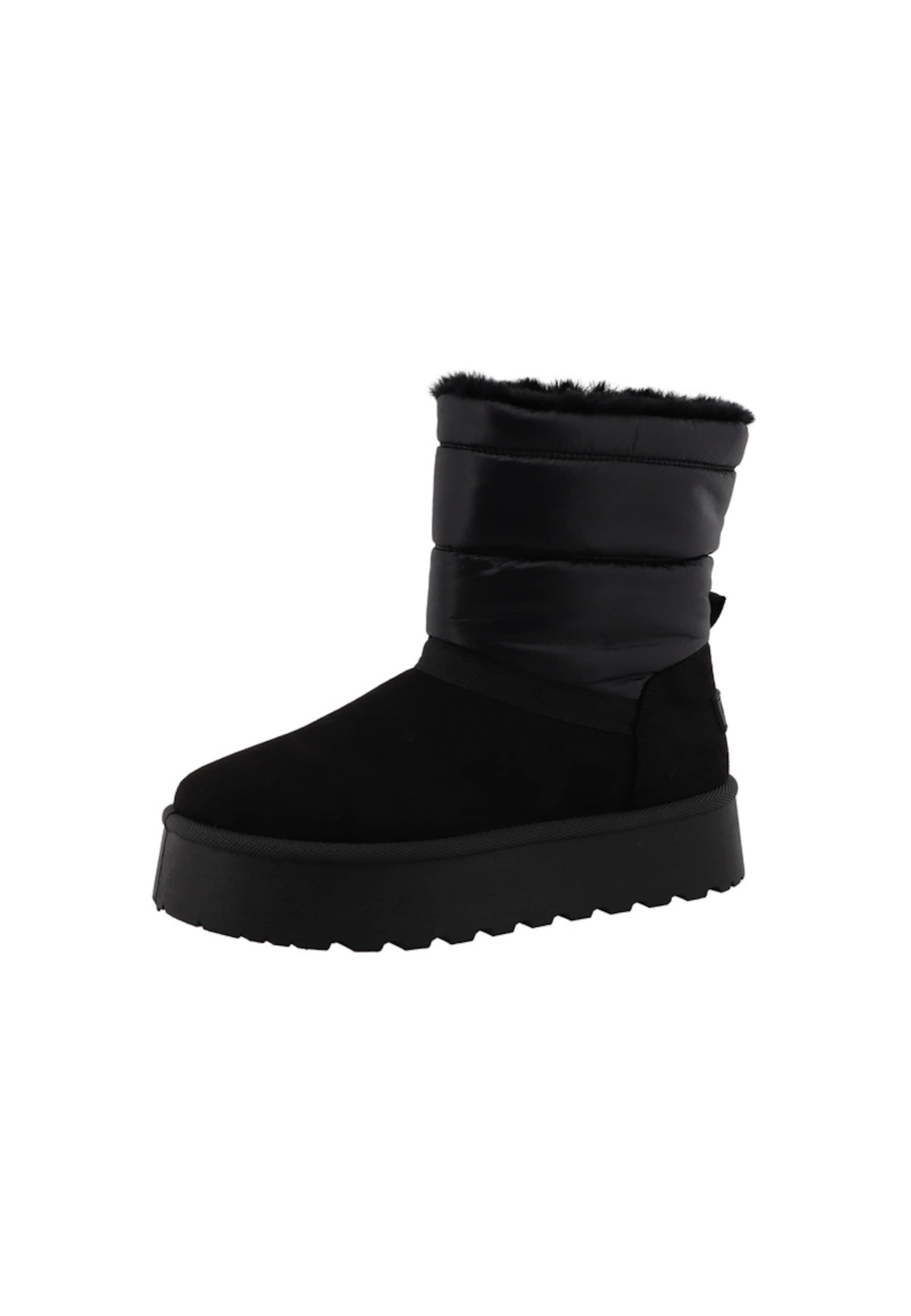 TOM TAILOR - Botas em preto: frente