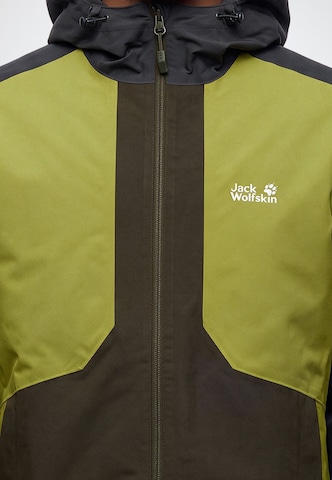 JACK WOLFSKIN Яке Outdoor 'STONETRAIL' в зелено