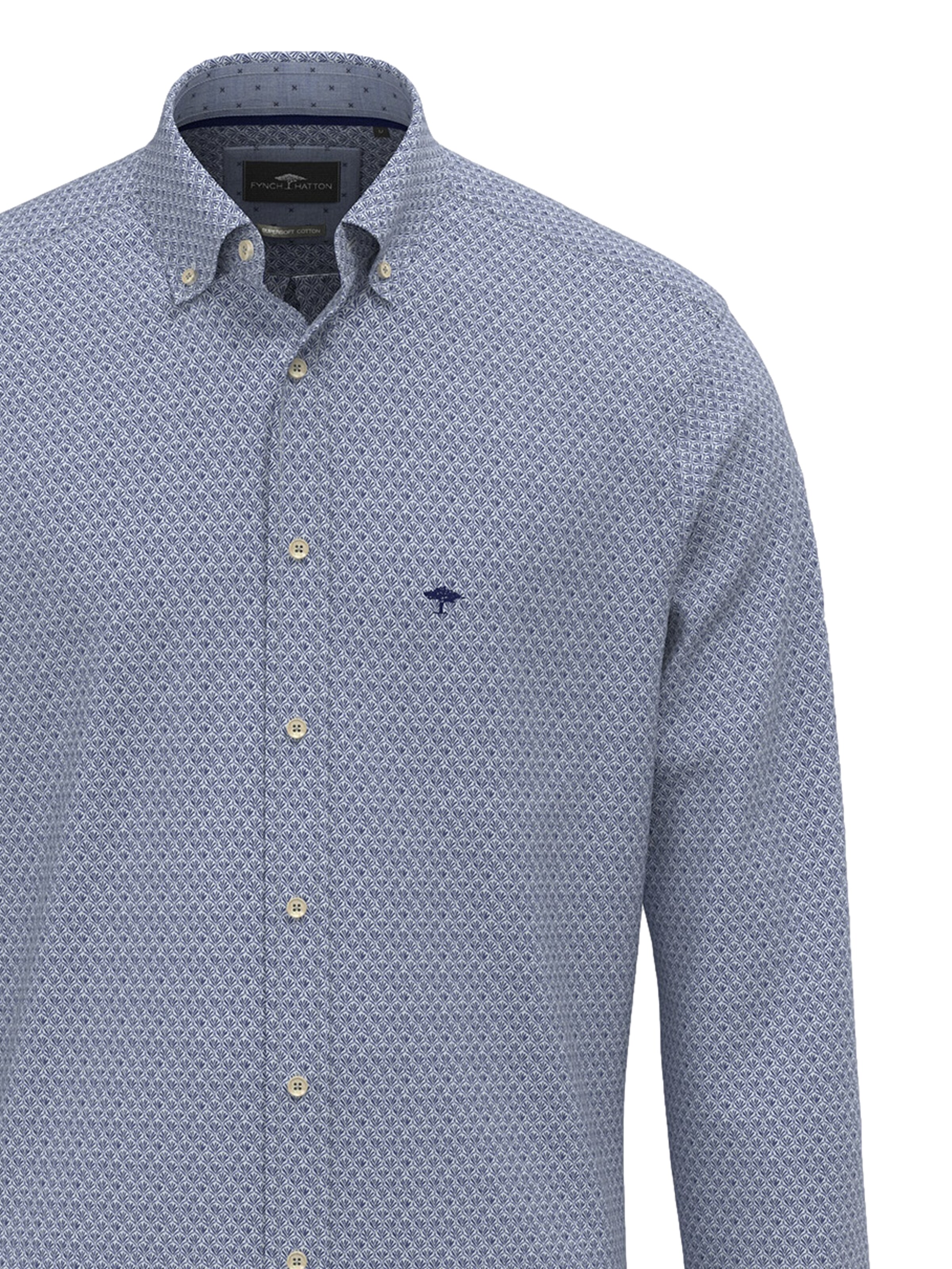Coupe regular Chemise FYNCH-HATTON en bleu