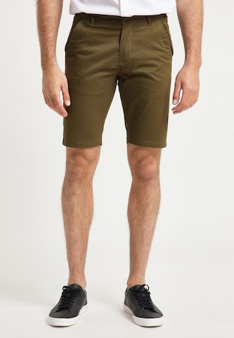 DreiMaster Klassik Regular Trousers in Brown: front