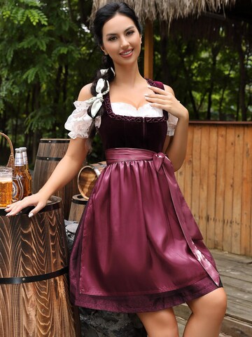 Yesfashion Dirndl in Red
