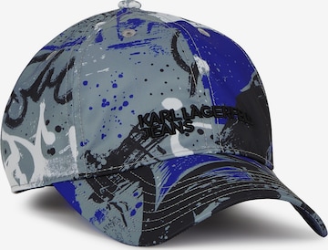 mėlyna KARL LAGERFELD JEANS Kepurė: priekis