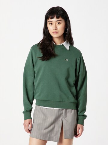 LACOSTE Sweatshirt in Green: front