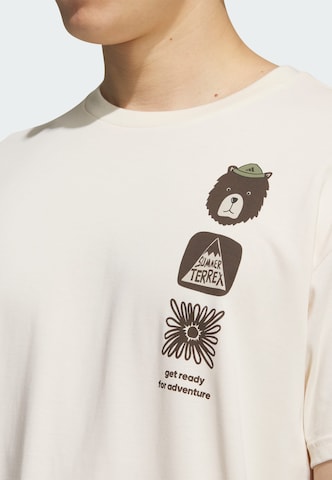 T-Shirt fonctionnel 'Multi' ADIDAS TERREX en blanc