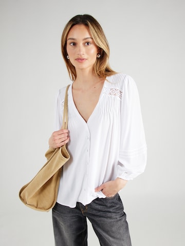 FREEMAN T. PORTER Blouse 'Tya' in Wit: voorkant