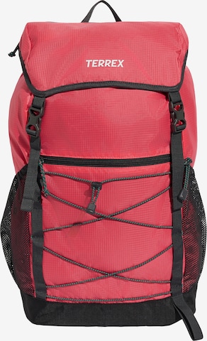 ADIDAS TERREX - Mochila deportiva en rojo: frente