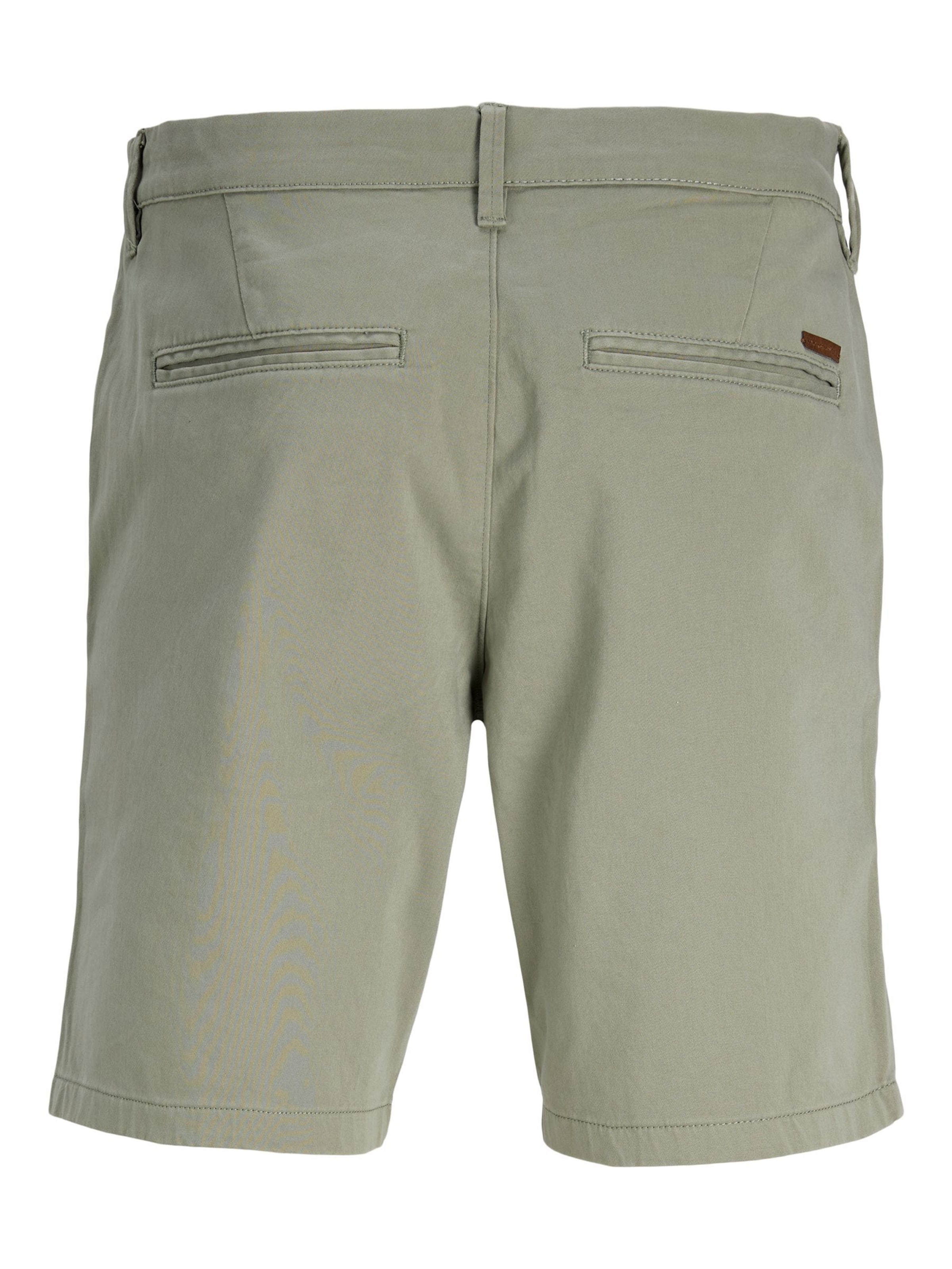 JACK & JONES Slimfit Lærredsbukser 'JWHKowie' i grøn