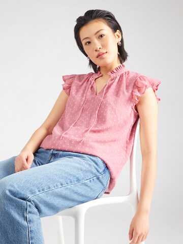 VILA Bluse 'VIEdee' i pink: forside