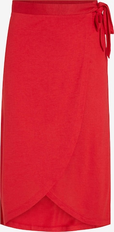 VILA Skirt in Red: front