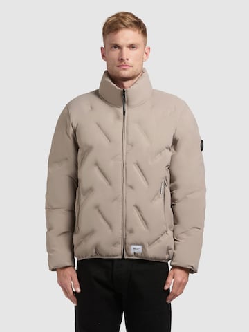 Veste d’hiver 'CLOVER' khujo en gris : devant