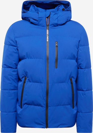 ECOALF Winterjas 'BAZON' in de kleur Royal blue/koningsblauw / Zwart / Offwhite, Productweergave