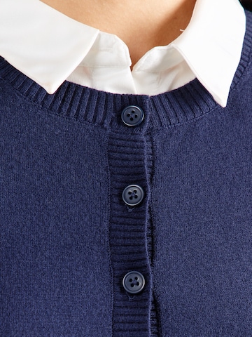 Tally Weijl Плетена жилетка в синьо