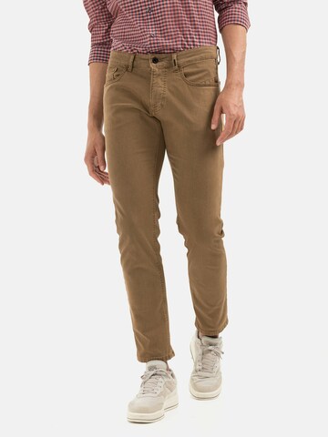 CAMEL ACTIVE Slimfit Jeans in Braun: predná strana