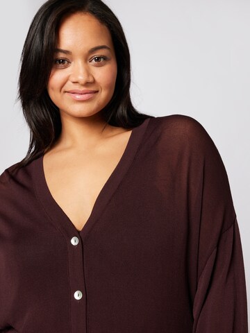 Cardigan 'Nelly' Guido Maria Kretschmer Curvy en marron