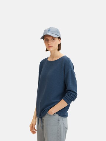 TOM TAILOR Sweatshirt in Blau