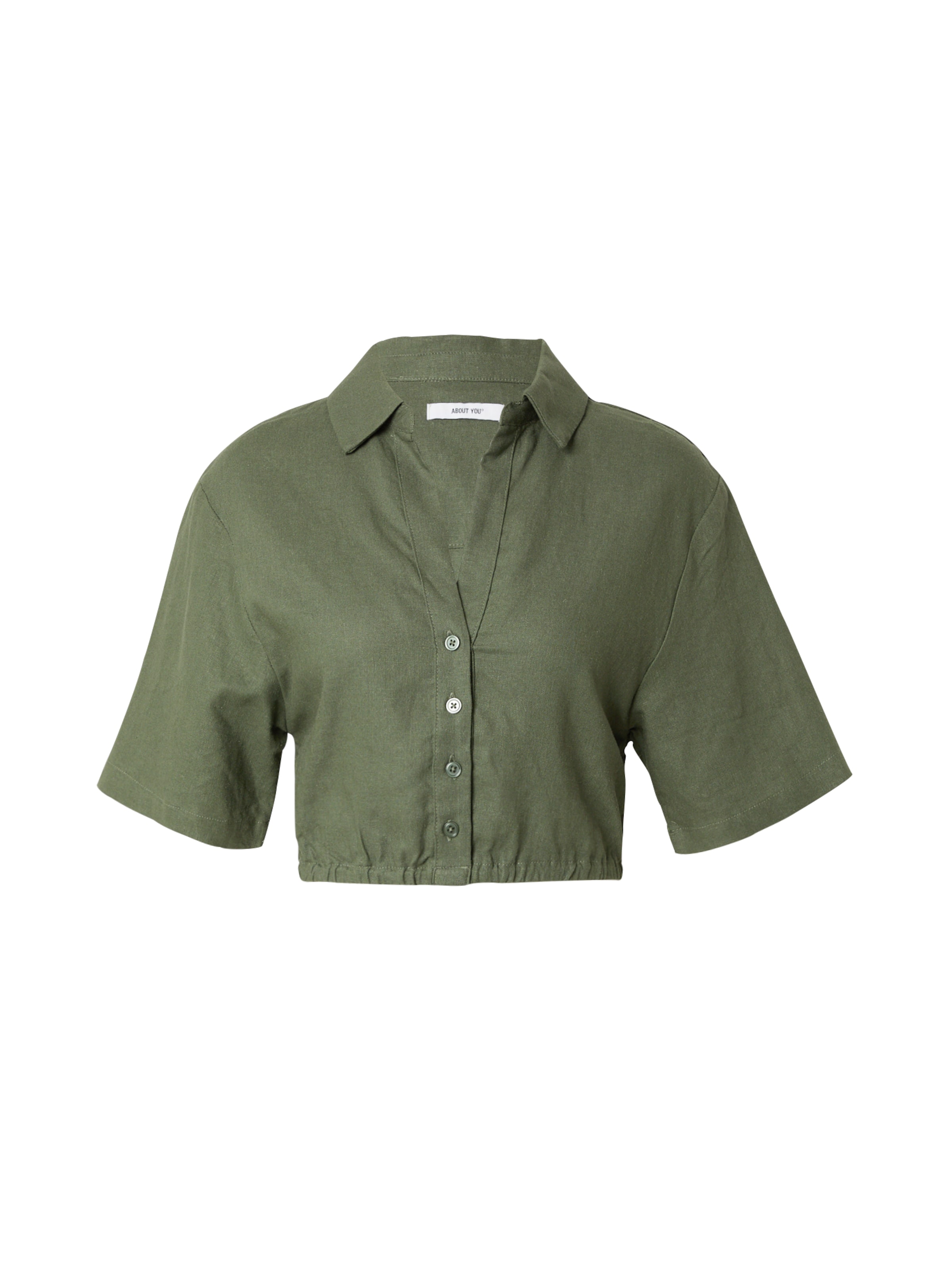 ABOUT YOU Блузка в Зеленый: спереди