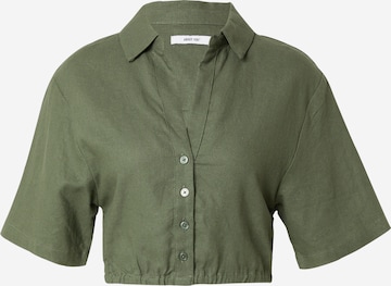 ABOUT YOU Блузка в Зеленый: спереди