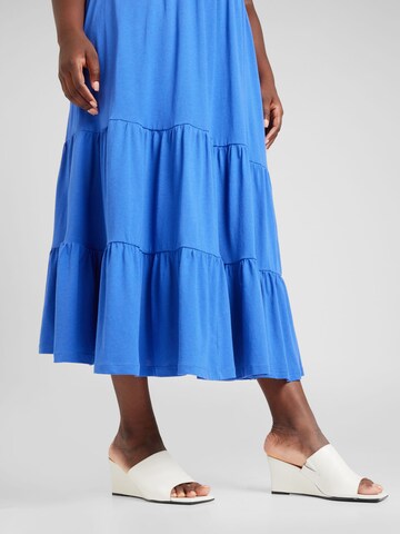 ONLY Carmakoma Spódnica 'MAY' w kolorze niebieski