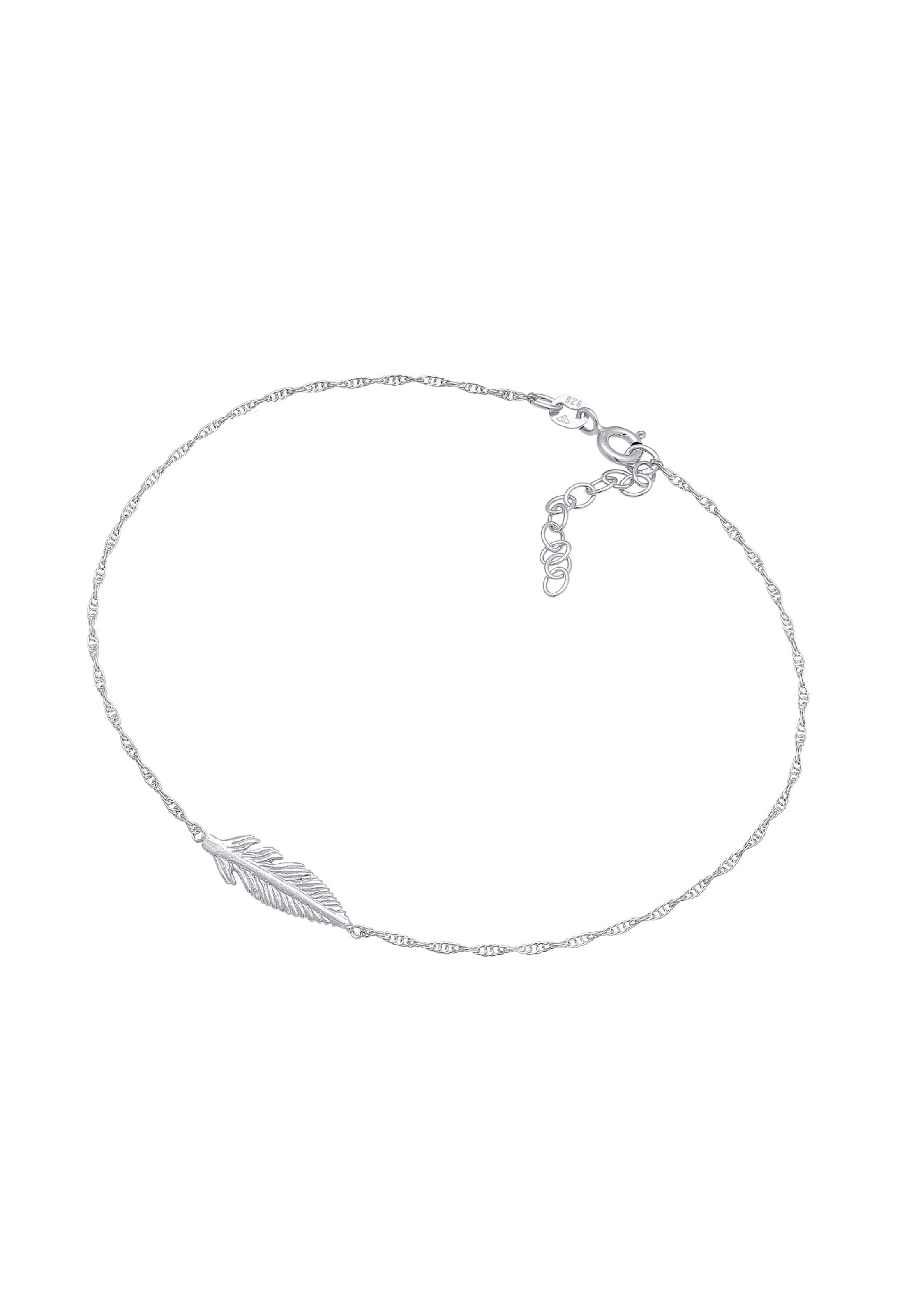 ELLI Fußschmuck in Silber