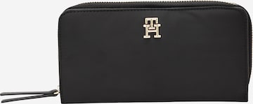 TOMMY HILFIGER Wallet in Black: front