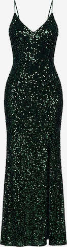 Ombre Abendkleid in Grün: Vorderseite