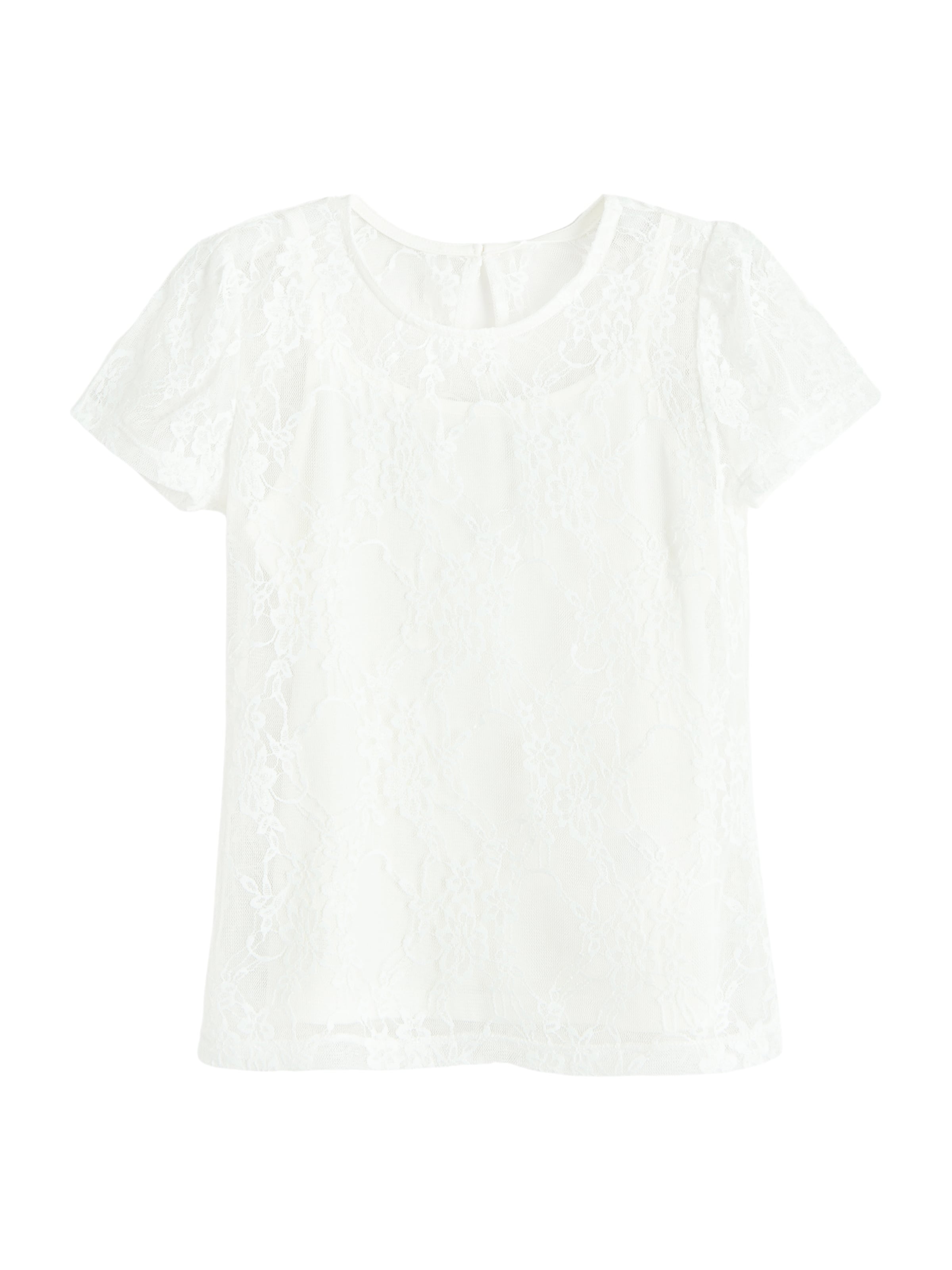 balts Cool Club Blūze: no priekšpuses