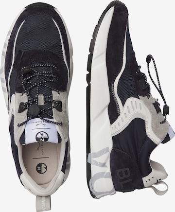 Voile blanche Platform trainers 'CLUB01.' in Blue: front
