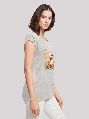 T-shirt 'Niedliche Enten Ostereier' F4NT4STIC en gris