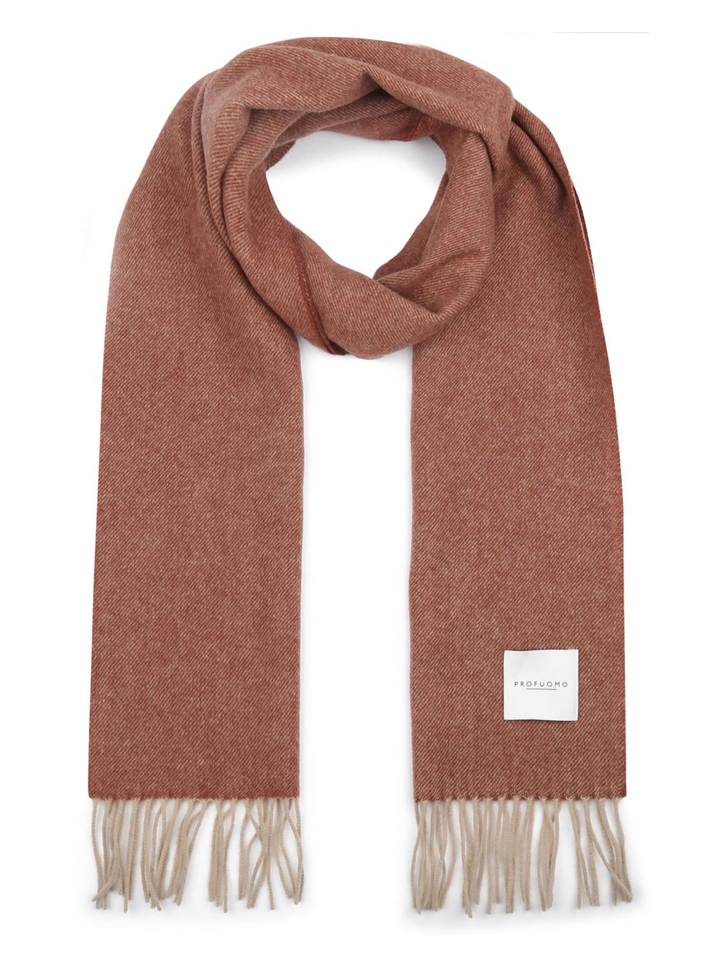 Profuomo Scarf in Brown: front