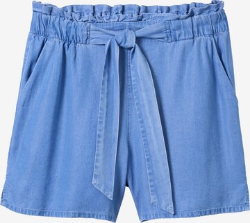 TOM TAILOR DENIM Regular Shorts in Blau: predná strana