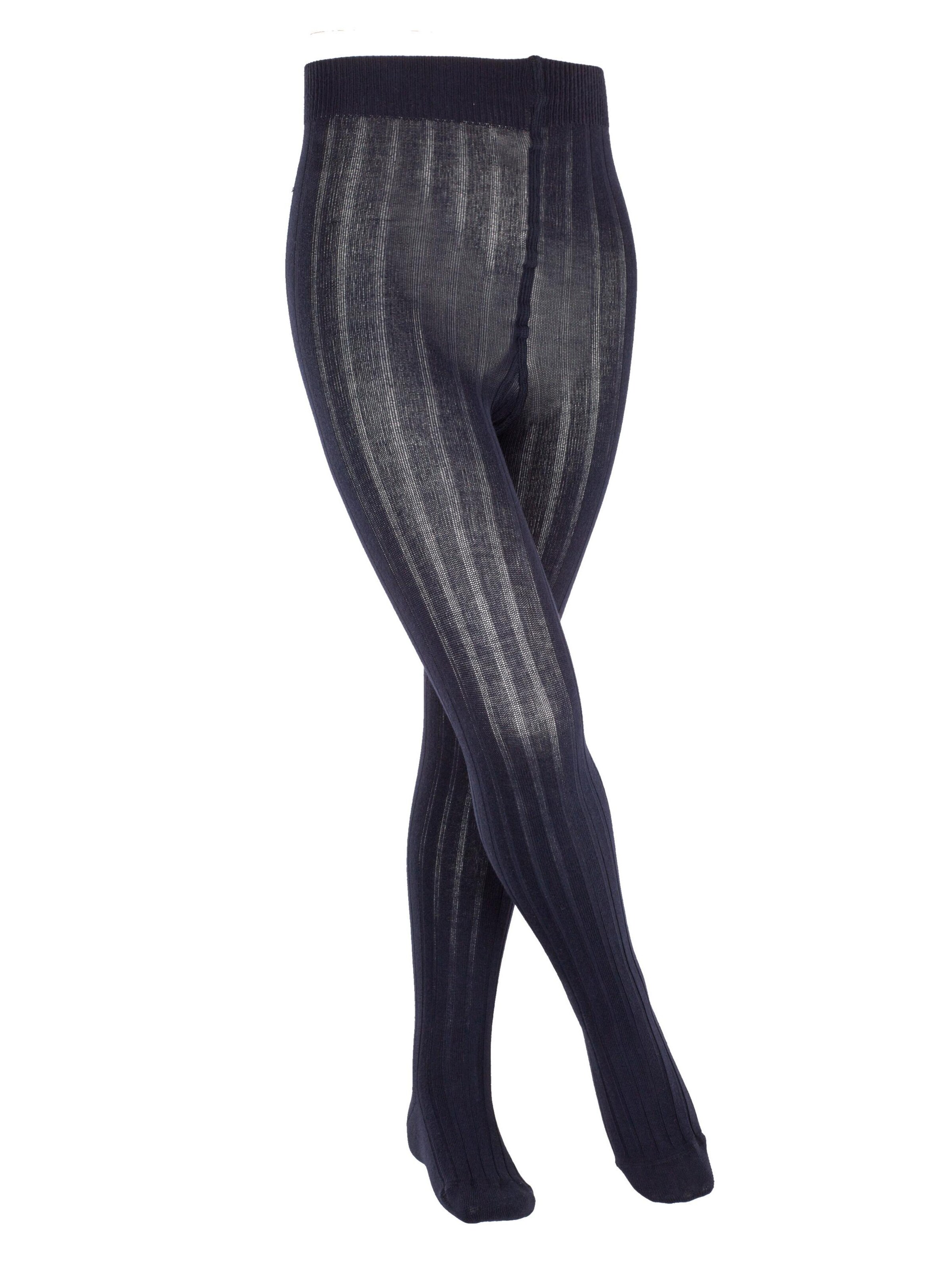 FALKE Strumpfhose 'Classic Rib'‌‌‌‌‌‌‌ in Blau: Vorderseite