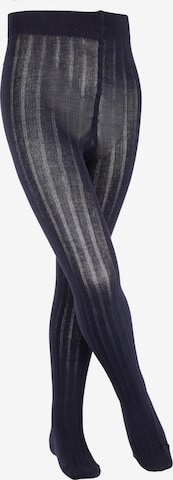FALKE Strumpfhose 'Classic Rib' in Blau: Vorderseite