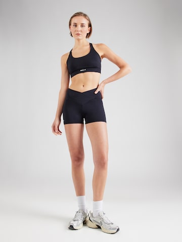 NEBBIA Skinny Παντελόνι φόρμας 'AGILE 475' σε μαύρο