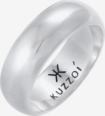 KUZZOI Ring in Zilver: voorkant