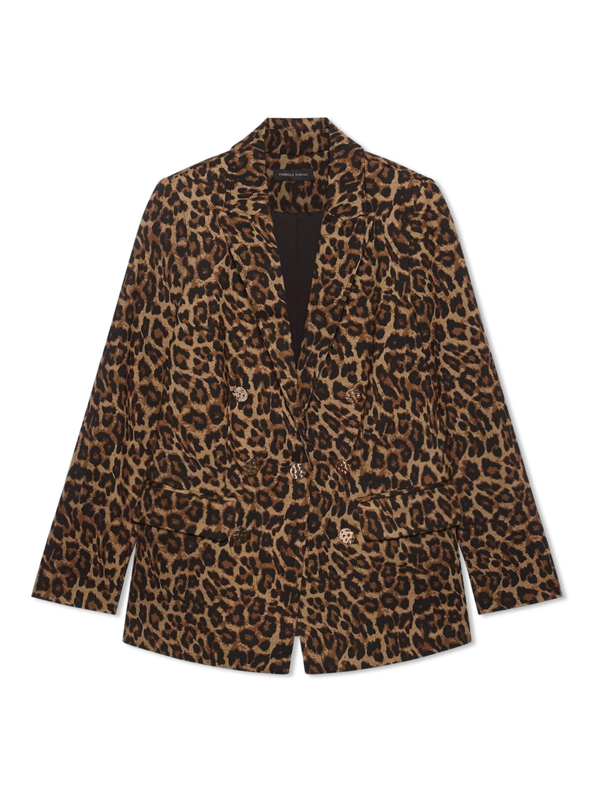 Fiorella Rubino Blazers in Bruin: voorkant