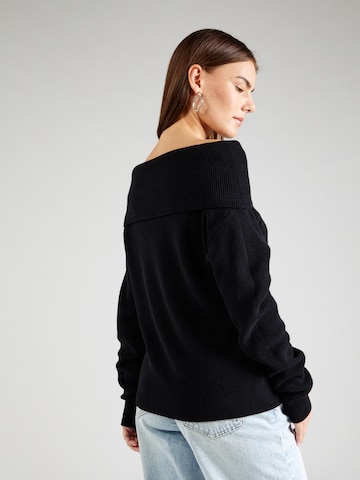 UNITED COLORS OF BENETTON Pullover in Schwarz