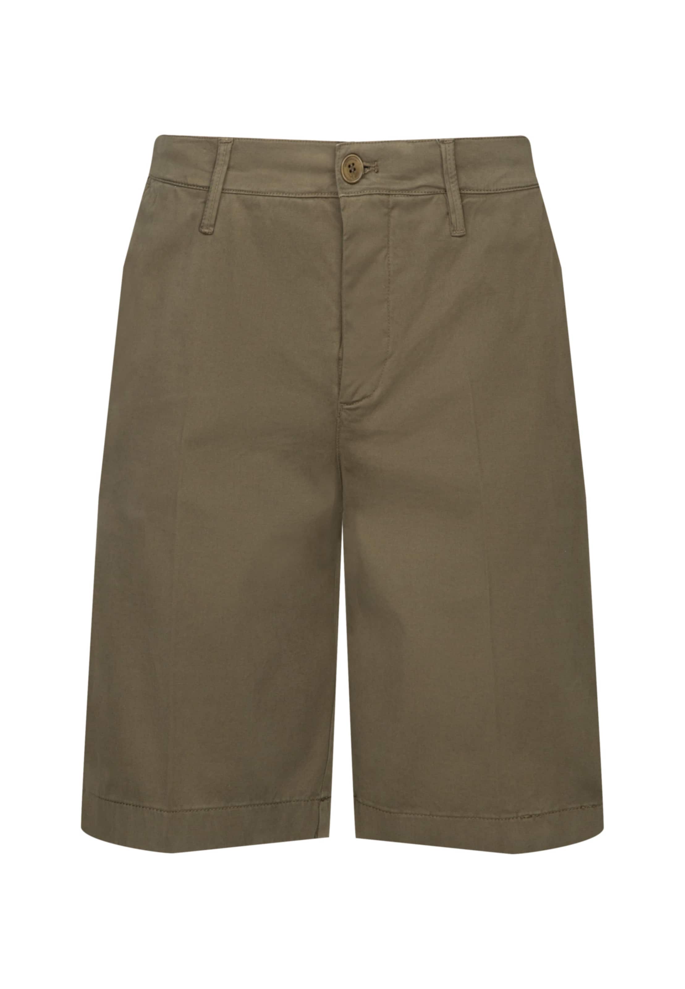 SEIDENSTICKER Regular Chino ' Schwarze Rose ' in Groen: voorkant