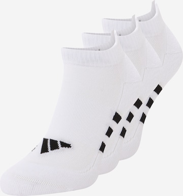 ADIDAS PERFORMANCE Athletic Socks in White: front