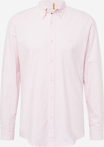 BOSS Button Up Shirt 'Rickert' in Pink: front