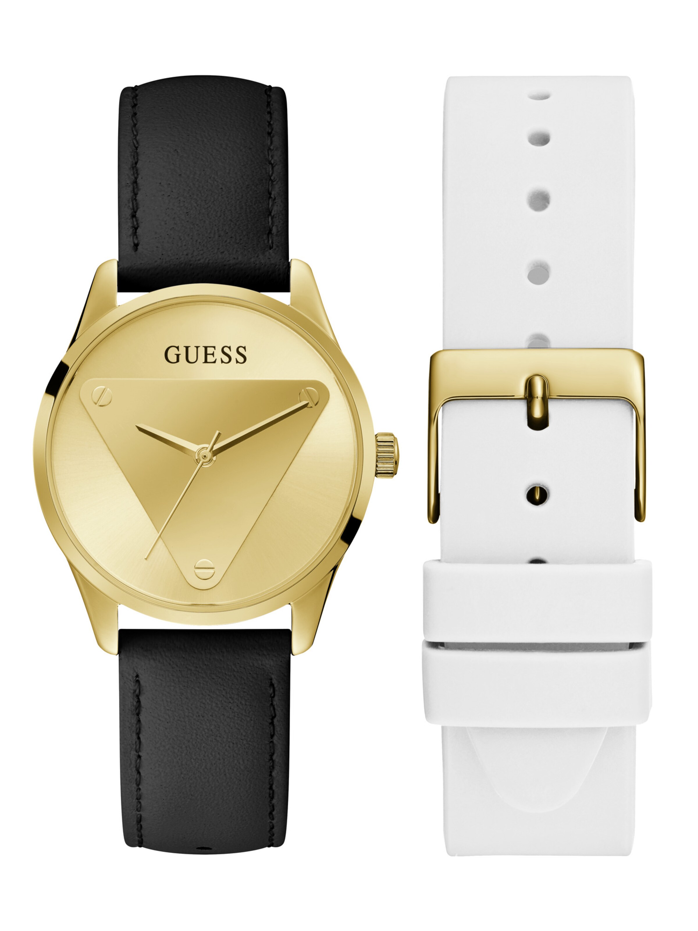 GUESS Analog Watch 'Emblem' in Black: front