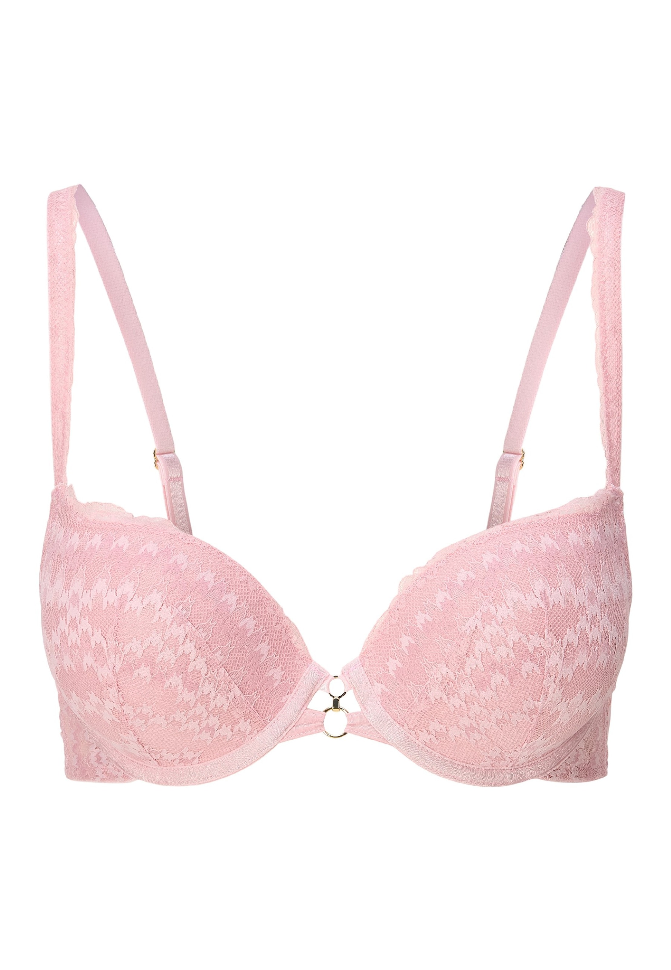 LingaDore - Push-up Sujetador en rosa: frente