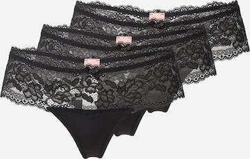 HunkemöllerTanga gaćice - crna boja: prednji dio