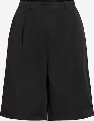 VILA - Pierna ancha Pantalón plisado 'VICarel' en negro: frente