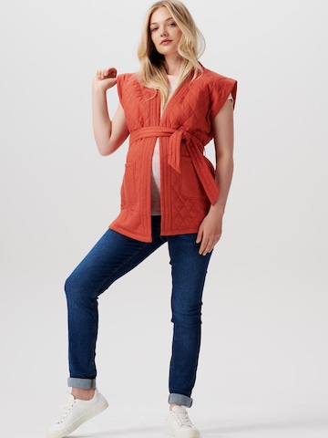 Gilet Esprit Maternity en orange : devant